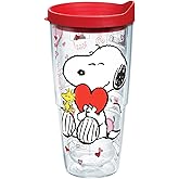 Tervis Peanuts™ - Valentine's Day Made in USA Double Walled Insulated Tumbler Cup Keeps Drinks Cold & Hot, 24oz, Clear