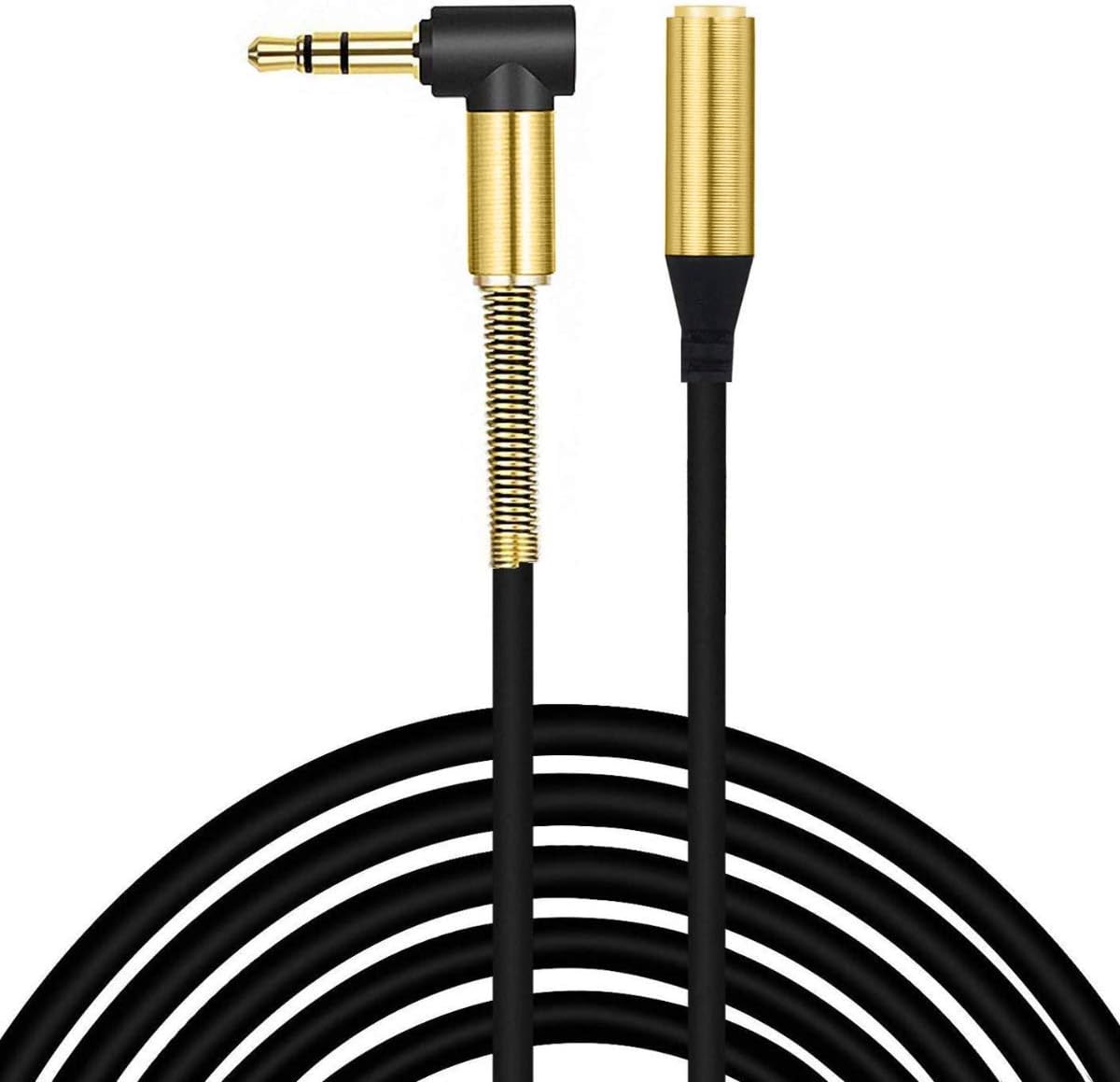 ULTRICS Premium 3.5mm AUX auxiliary CORD Male to female Stereo Audio Cable for PC iPod MP3 CAR - 1m 2m 3m (1 Meter)