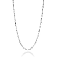 MYSTIC JEWELS - Catena Veneziana In Argento 925 Rodiato, Donna, Lunghezze 40-70 Cm, Elegante E Resistente All'Ossidazione