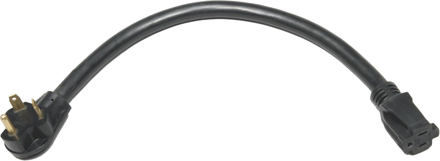 Arcon 14239 Generator Pigtail Power Cord 15Amp Female to