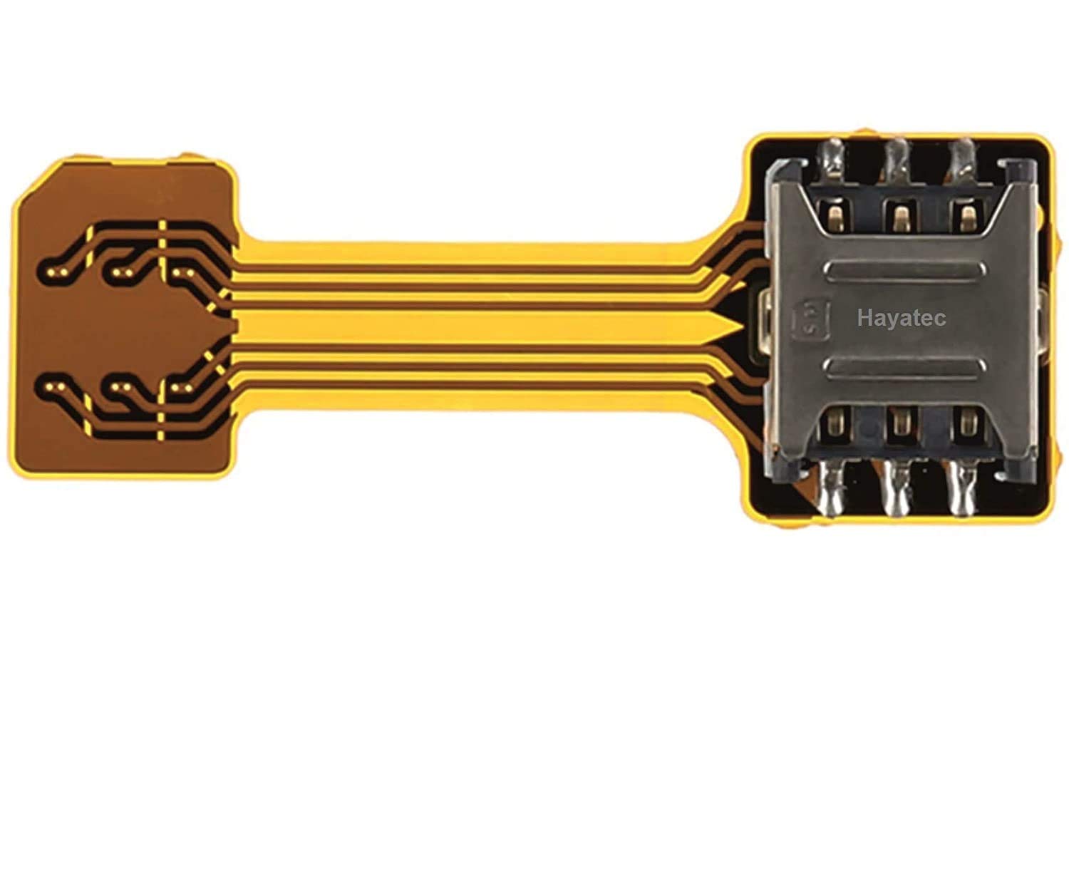 Hybrid Dual SIM Card Adapter for Nano SIM Micro SIM Mini Extension Adapter kit for Android Phones Tablets |Dual SIM Nano to Nano/Dual SIM Micro to Nano SIM Card Adapter Mini Extension Cable (Nano)