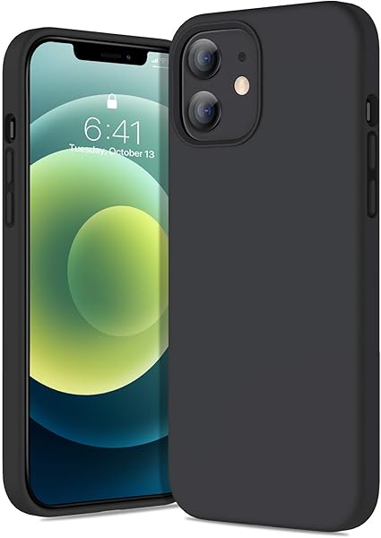 Amazon Co Jp Miracase Iphone 12 Miniケース 5 4インチ 対応 アイフォン12 Mini 液状シリコンケース Iphone12 Miniケース シリコン ソフトケース 耐衝撃 カバー 衝撃吸収 指紋防止 薄型 ケース 軽量 ワイヤレス充電対応 黒 家電 カメラ