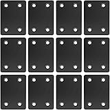 Amazon.com: 2.4 x 1.5 Inch Metal Flat Straight Brace Bracket 1.2 MM ...