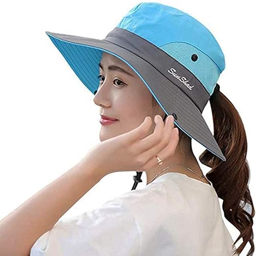 women's sun hats outdoors