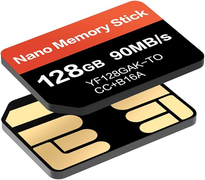 NM Card 128GB 90MB/S Nano Memory Card Nano SD Card Compact Flash Card, only Suitable for Huawei ...