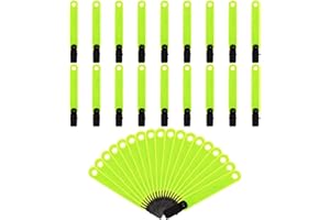 36pcs Double-Sided Reflective Trail Markers with Clips, Daytime & Night Reflective Tree Trail Sign for Hunting Hiking Outdoor