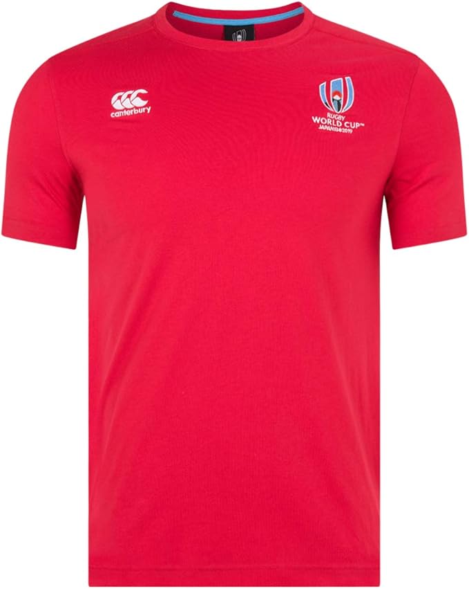 Canterbury Men's Official Rugby World Cup 2019 Cotton Jersey TShirt Amazon.co.uk Clothing