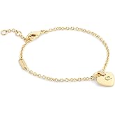 COACH Jewelry Women's Signature Puffy Heart Charm Bracelet