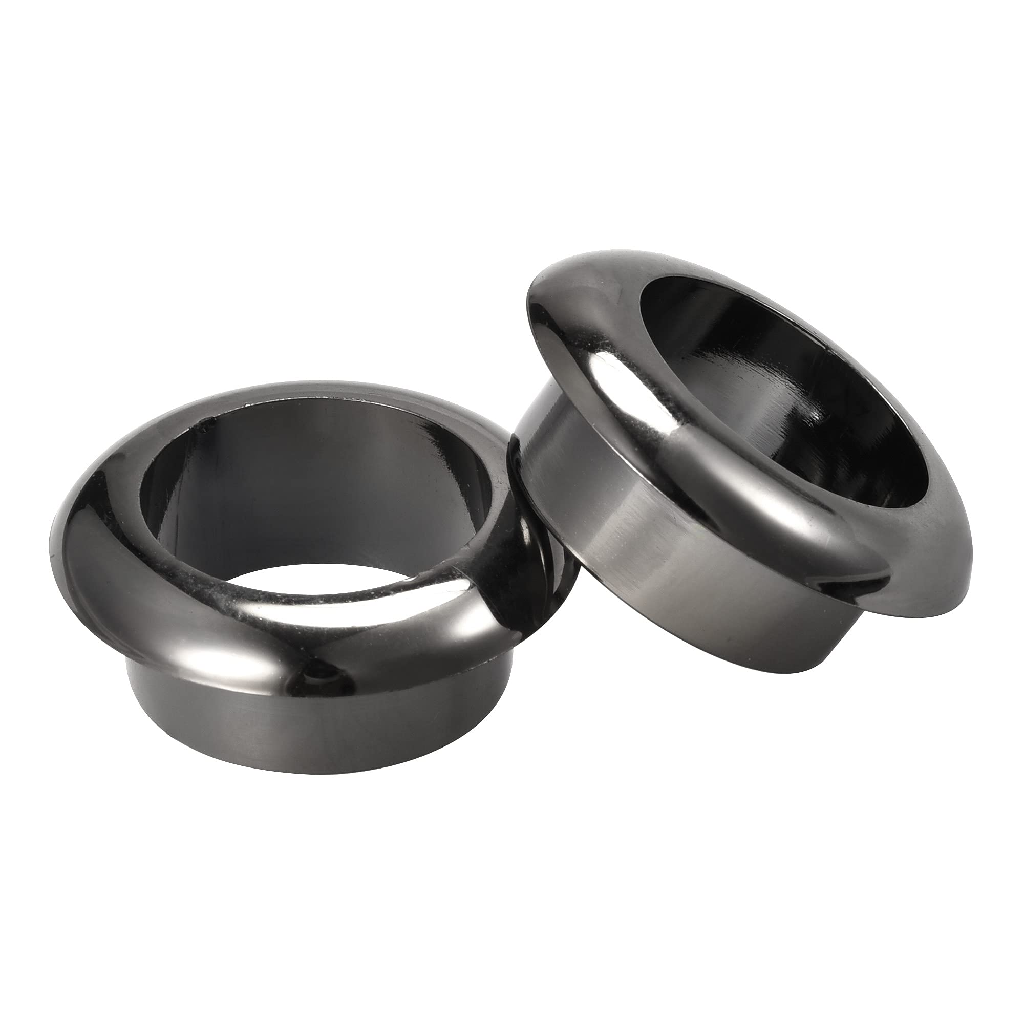 sourcing map Desk Grommet 24.5mm for Organizing and Protecting Cord Nylon Dark Gray Pack of 3