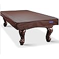 K-Musculo Pool Table Cover, Heavy Duty Leatherette Billiard Table Cover, Waterproof and Tearproof, 6.5/7/ 7.5/8/ 8.5/9 Foot Fitted