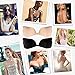 SSILICONE SECRET Strapless Seamless Push Up Silicone Self Adhesive Reusable Padded Invisible Bra Nude