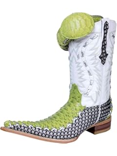 botas vaqueras de piel de cuello de toro