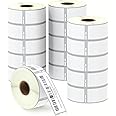BETCKEY - Compatible DYMO 30252 (1-1/8" x 3-1/2") Address & Barcode Labels - Compatible with DYMO Labelwriter 450, 4XL, NOT Fit 550 & 5XL [16 Rolls/5600 Labels]