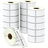 BETCKEY - Compatible DYMO 30252 (1-1/8" x 3-1/2") Address & Barcode Labels - Compatible with DYMO Labelwriter 450, 4XL, NOT Fit 550 & 5XL [16 Rolls/5600 Labels]
