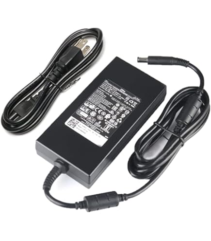 Amazon.com: Dell 180W Slim AC Adapter with Power Cord, 7.4mm, LED