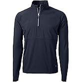 Cutter & Buck Mens Adapt Eco Knit Hybrid Recycled Mens Quarter Zip