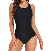 beautyin Women One Piece Athletic Racerback Swimsuit Modest Sport Bathing Suit