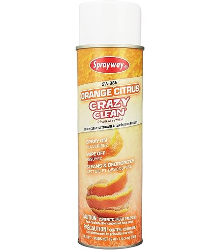 Amazon.com: Sprayway SW985-12PK Orange Citrus Crazy Clean, 19oz