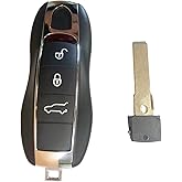 Keyless Entry Remote Car Key Fob Replacement for Porsche Panamera 911 Cayenne KR55WK50138,by AUTOKEYMAX (SINGLE)