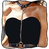 Fstrend Chest Harness Body Chain Belts Black