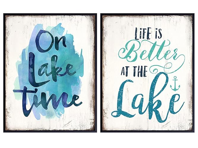 Lake House Decor Lake Wall Art Lake Wall Decor Life