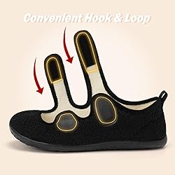 Besroad House Socks Shoes for Womens Soft Diabetic