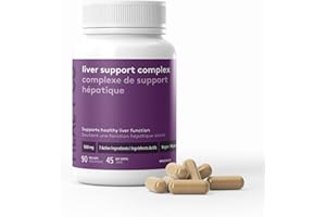 HEAL + CO. Liver Support Complex – Herbal Protection Blend with 500 mg per Serving – Supports Liver Health, Detoxification & 