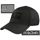 Condor Fitted Tactical Cap Bundle - We The People & USA Patches - Choose Size