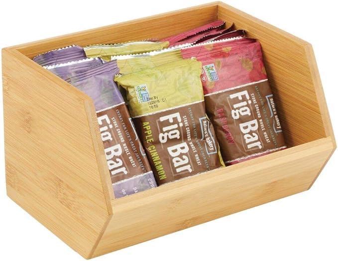 Amazon.de: mDesign stapelbare Aufbewahrungsbox – multifunktionale