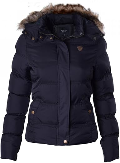 ladies jacket with fur hood