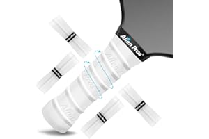 ALIEN PROS Pickleball Overgrip (4-Pack) with Ridges for better Grip control - Precut and Tac Feel Pickleball Grip Tape - Non-