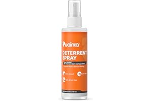 PUAINTA Cat Deterrent Spray, Natural No Chew Spray for Dogs - Pet Corrector Spray Dog Trainer for Furniture Protection, Stops Barking, Jumping Up - Humane and Effective (6 Fl Oz)