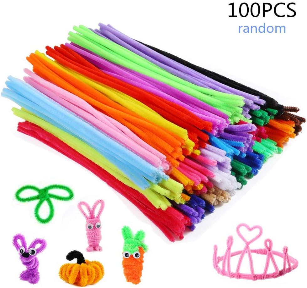 Tuyaux Craft Cleaners 6 mm x 12 Pouces Chenille Tiges pour Enfants