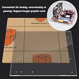Zunate PC Test Bench Open Frame Acrylic DIY Base Stand for M-ATX Motherboard view 2