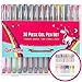 GirlZone: Color Gel Pens Set for Girls with Glitter Pens and Metallic Gel Pens, Ideal Arts and Crafts Kit, Great Gifts For Girls
