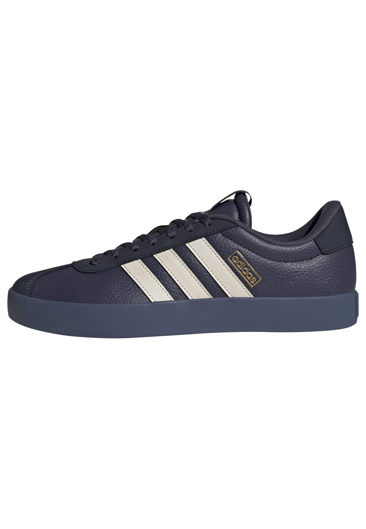 Adidas Men's Vl Court 3.0, Shadow Navy/Wonder White/Gold Metallic, 12 Image