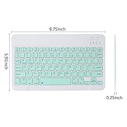 Ultra-Slim Rechargeable Bluetooth Keyboard Portable