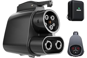 Aovee NACS to CCS1 Supercharging Adapter 500A 250KW,EV Charging Plug for Tesla V1/V2/V3/V4 DC Supercharger Stations Compatible with Ford and Rivian