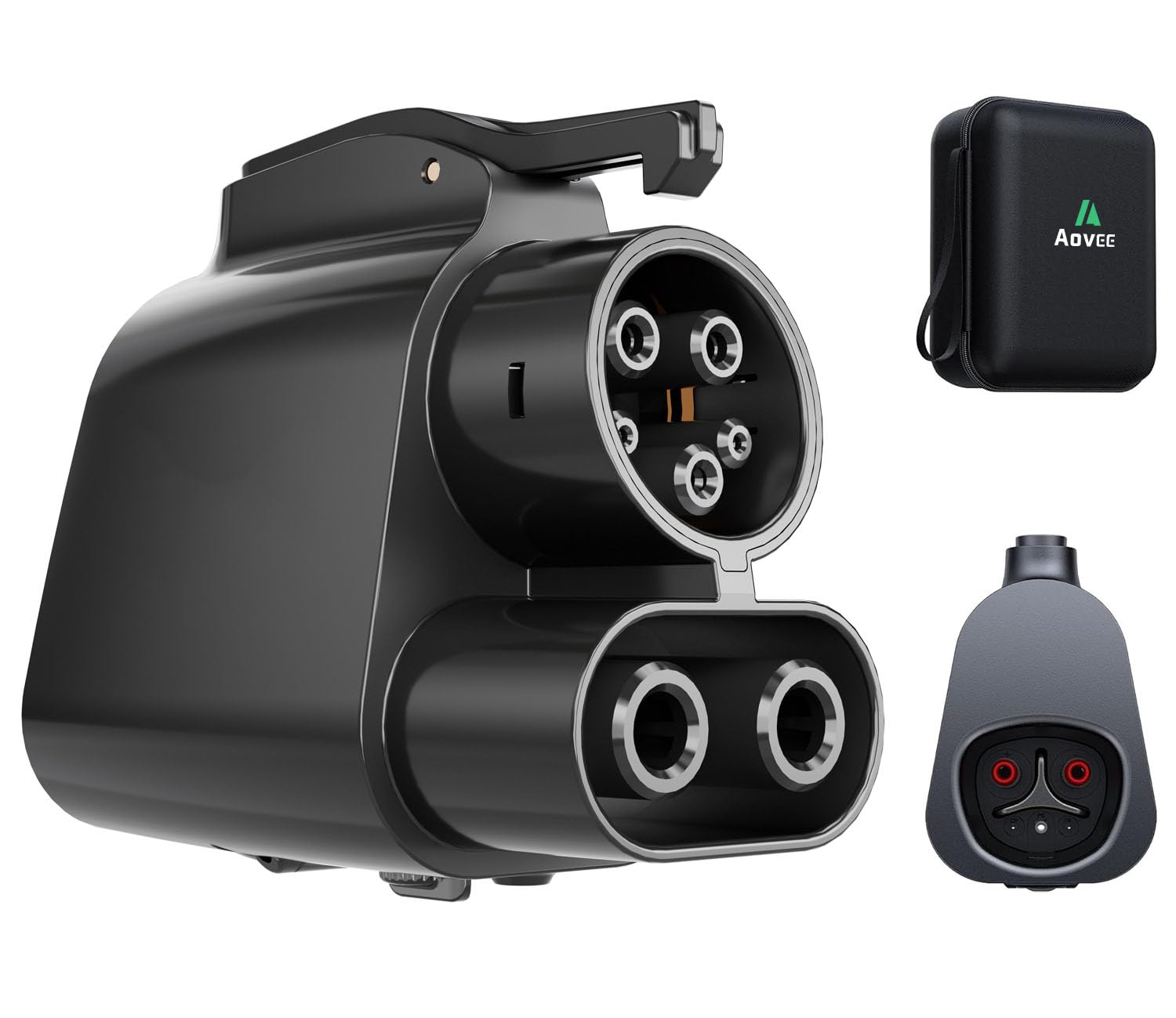 NACS To CCS Adapter For Tesla Supercharger - 500A 1000V DC Fast Charger For Rivian, Ford, GM EVs
