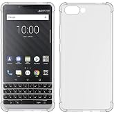TIYA Case for BlackBerry Key 2 Clear Crystal Soft TPU Four Corners Bumper Protect Camera Protective Cover Transparent Phone Case