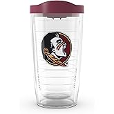 Tervis Florida State Seminoles - Primary Logo Made in USA Double Walled Insulated Tumbler Travel Cup Keeps Drinks Cold & Hot, 16oz, Classic