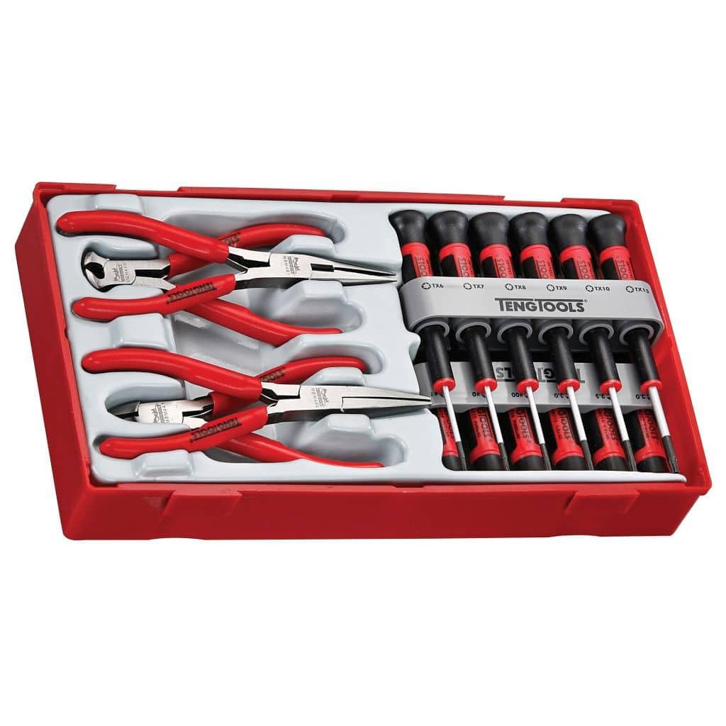 Teng TTMI16Mini Plier and Screwdriver Set (16 Pieces)