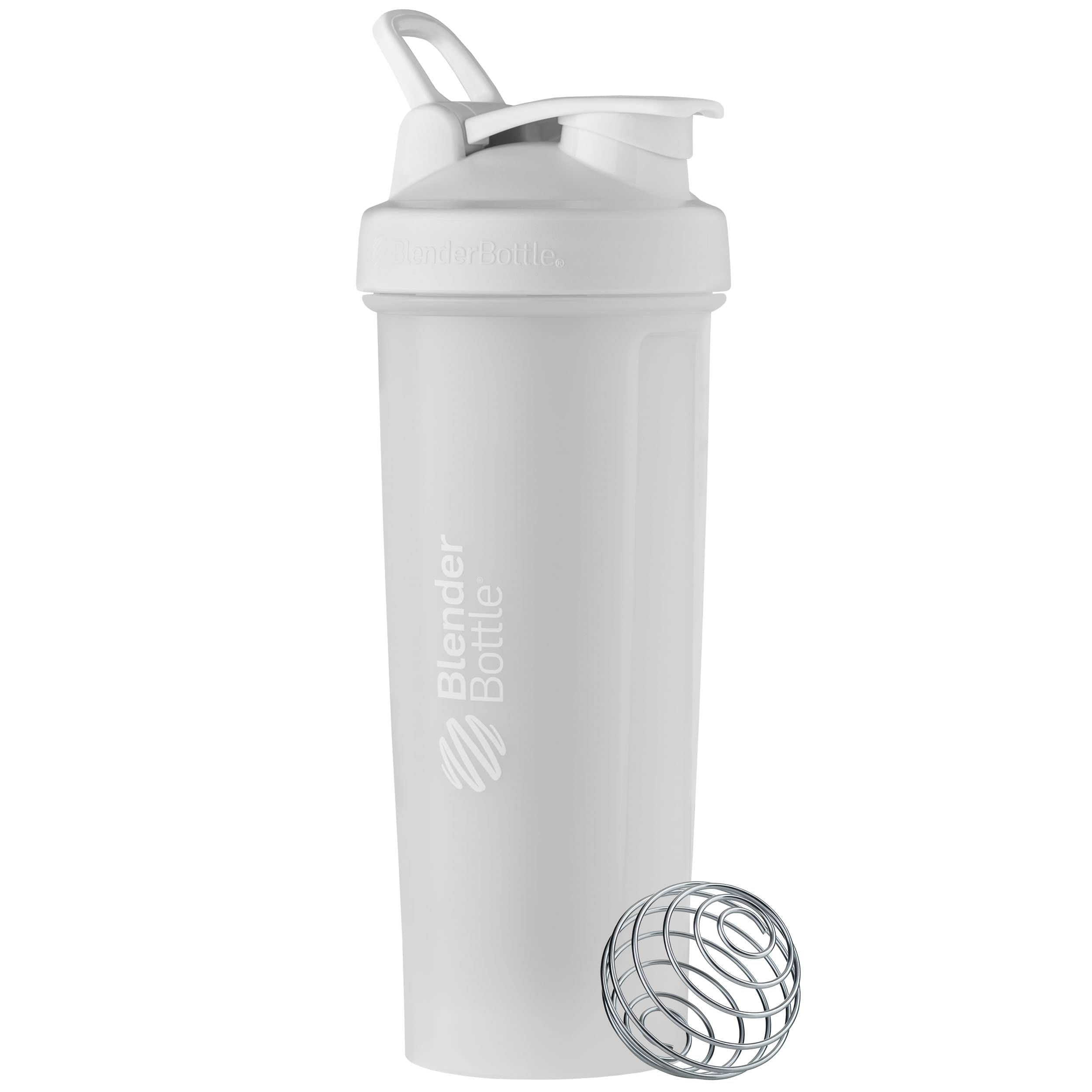 Photo 1 of BlenderBottle Classic V2 Shaker Bottle Perfect for Protein Shakes and Pre Workout, 32-Ounce, White