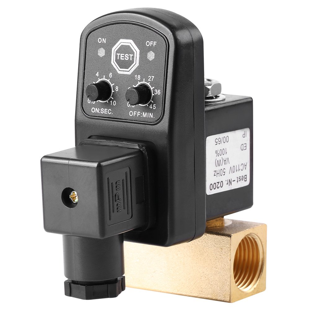 Electronic Automatic Drain Valve,G1/2 DN15 Automatic Electronic Timed