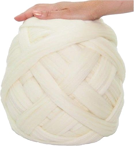 Amazon Com Clootess Lana De Merino Gruesa Para Manualidades Hecha A Mano Para Hacer Mantas Home Kitchen