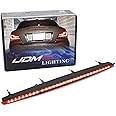 iJDMTOY OEM-Spec Smoked Lens Full LED Trunk Lid Third Brake Light Bar Assembly Compatible With 2008-2013 BMW E82 E88 1 Series Coupe/Convertible