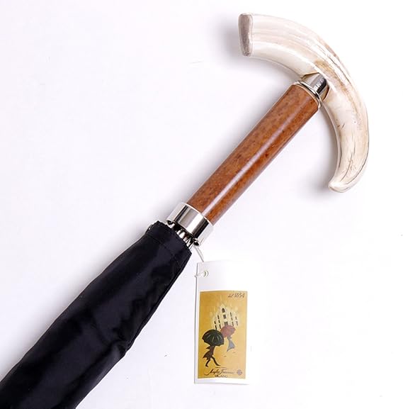 Amazon マリアフランチェスコ Maglia Francesco イタリア製 イノシシ 猪牙 ハンドル紳士傘 長傘 通販