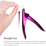 MelodySusie Nail Clippers Tip Cutters Plum Stainless Steel Rustproof view 5