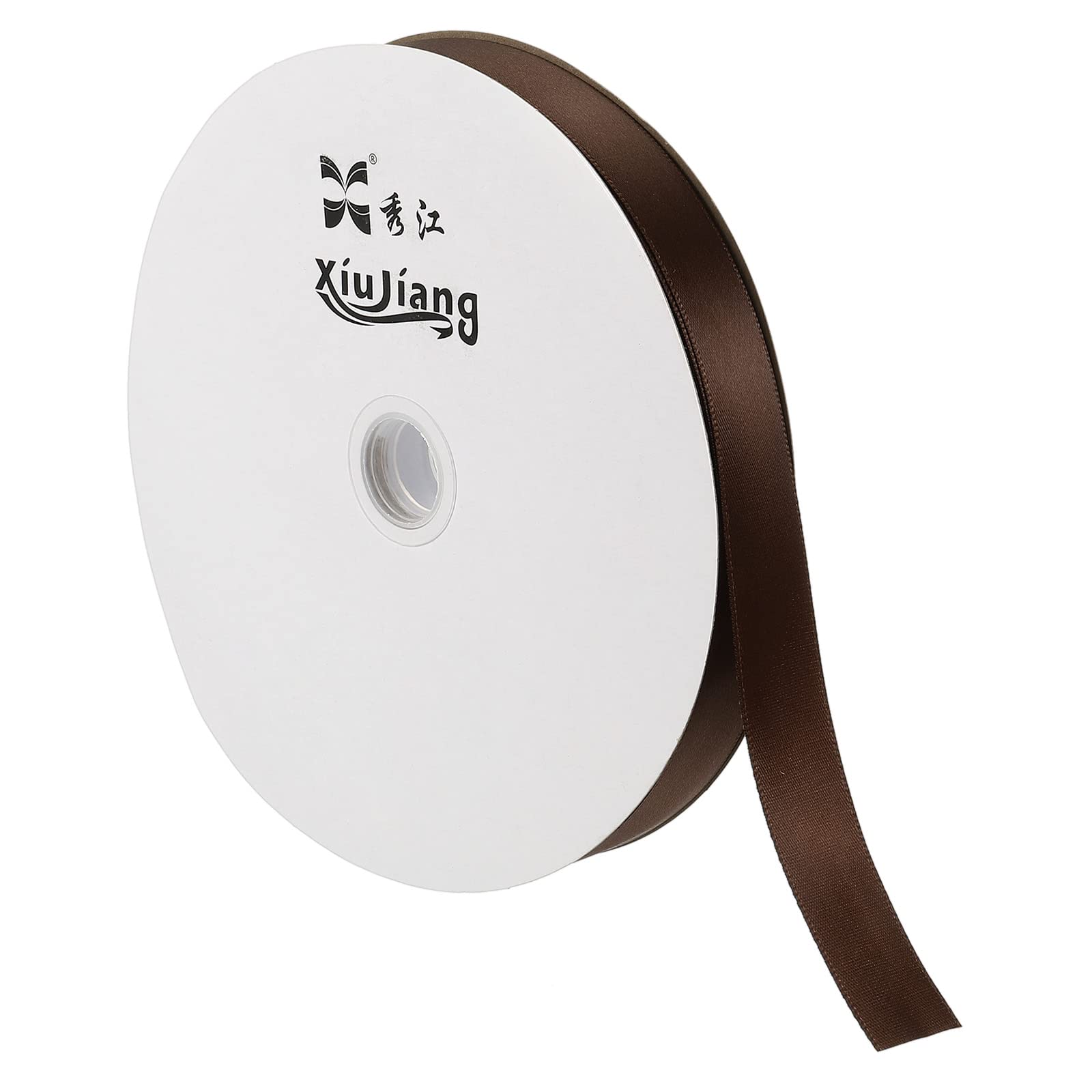 PATIKIL 0.79 Inch Wide 100 Yards Satin Ribbon, Solid Crafts Roll for Party Home DIY Wrapping Decoration Coffee — image 1