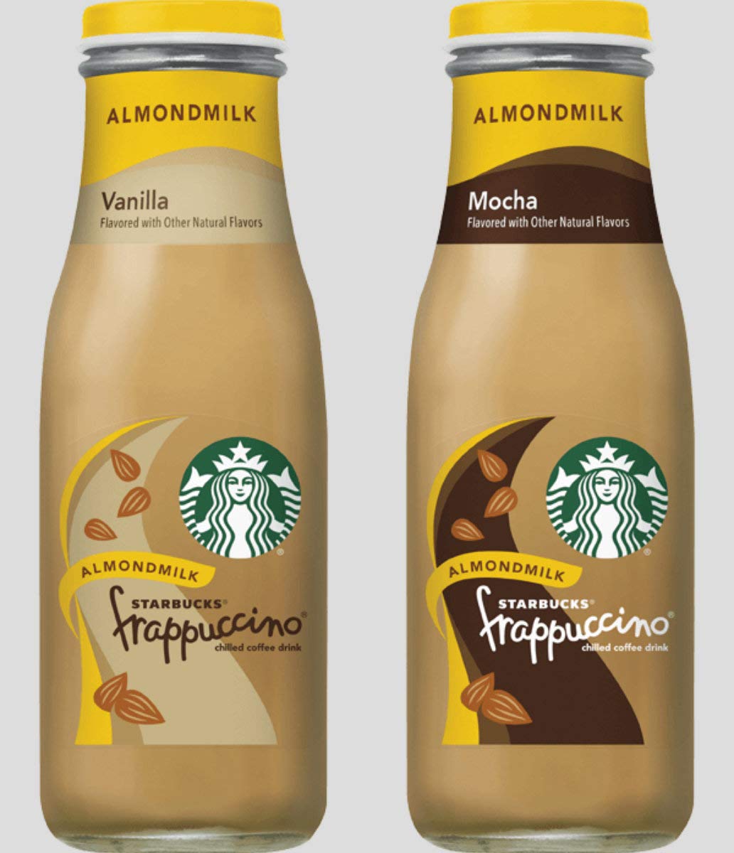 Starbucks Frappuccino Bottled Coffee Drinks Almond Milk Flavor